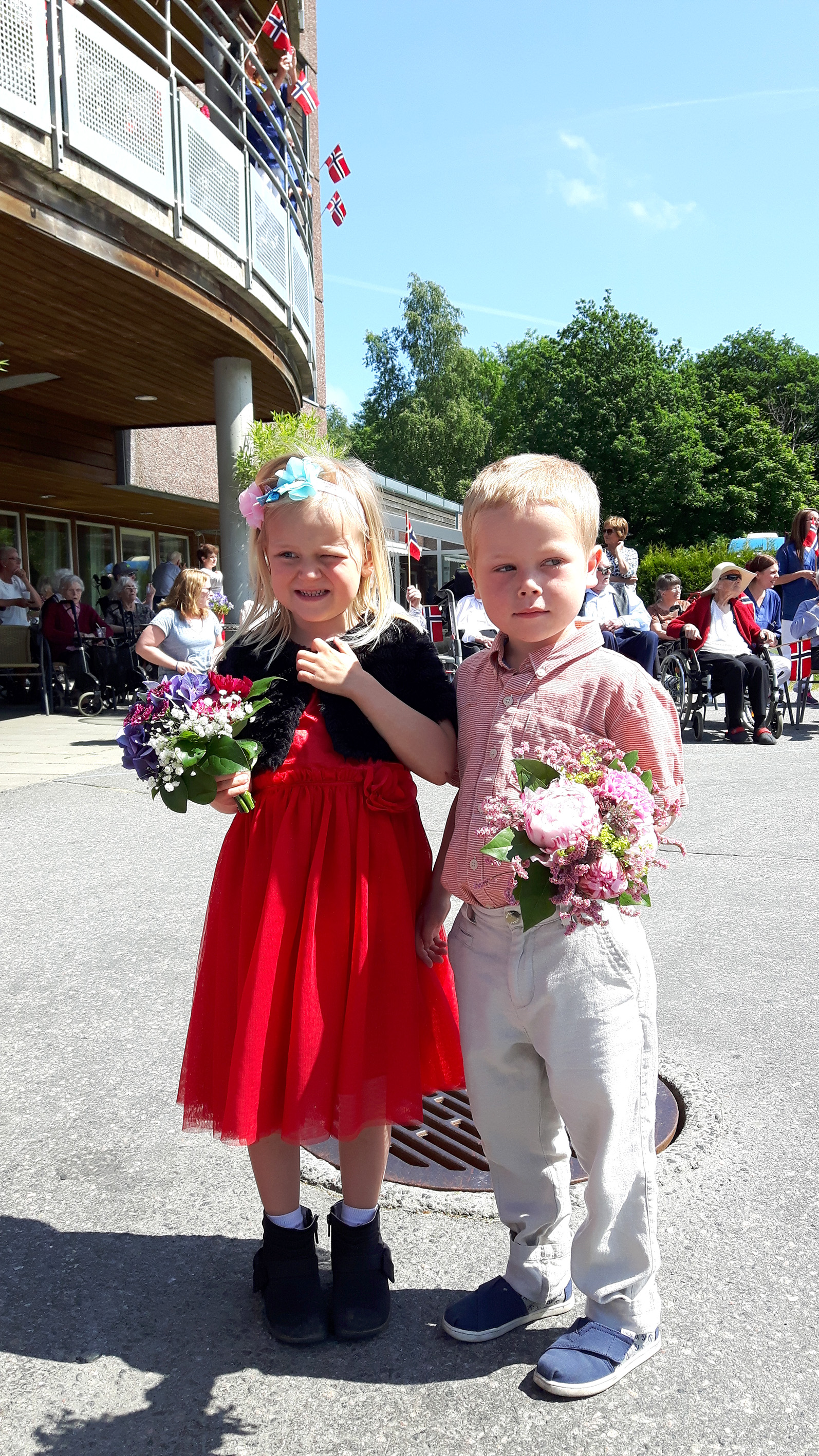 Kronprinsparet besøkte Grimstad