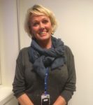 Enhetsleder Trine Arntsen ved "Fikleforklær" på Valentinlyst helse- og velferdssenter