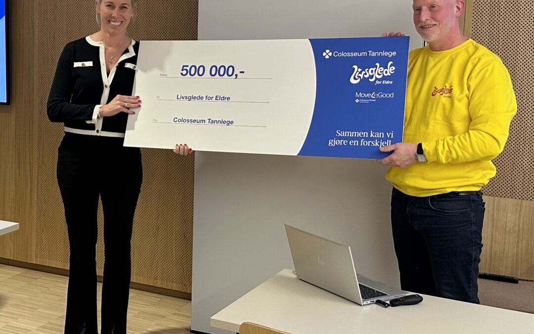 500 000 grunner til å smile litt ekstra i dag!